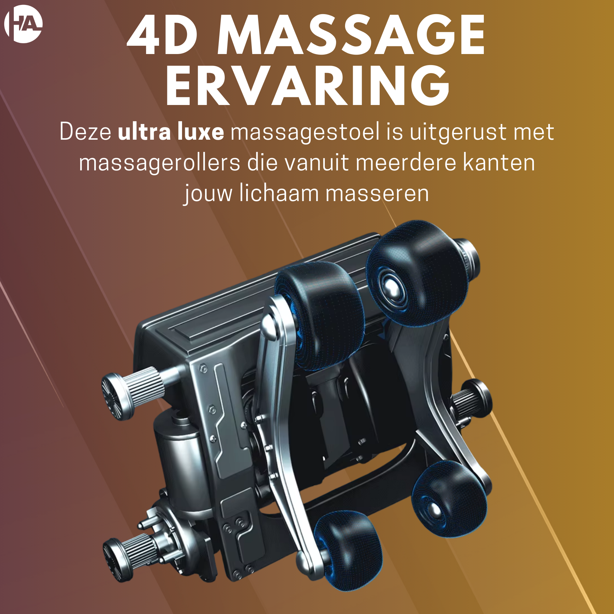 High Aspect® Massagestoel ROTAI - Deep Brown