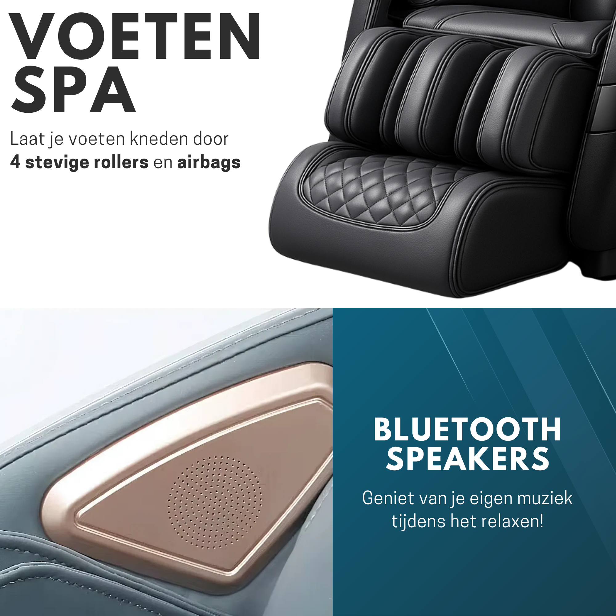 High Aspect® Massagestoel Zenova One - Metallic