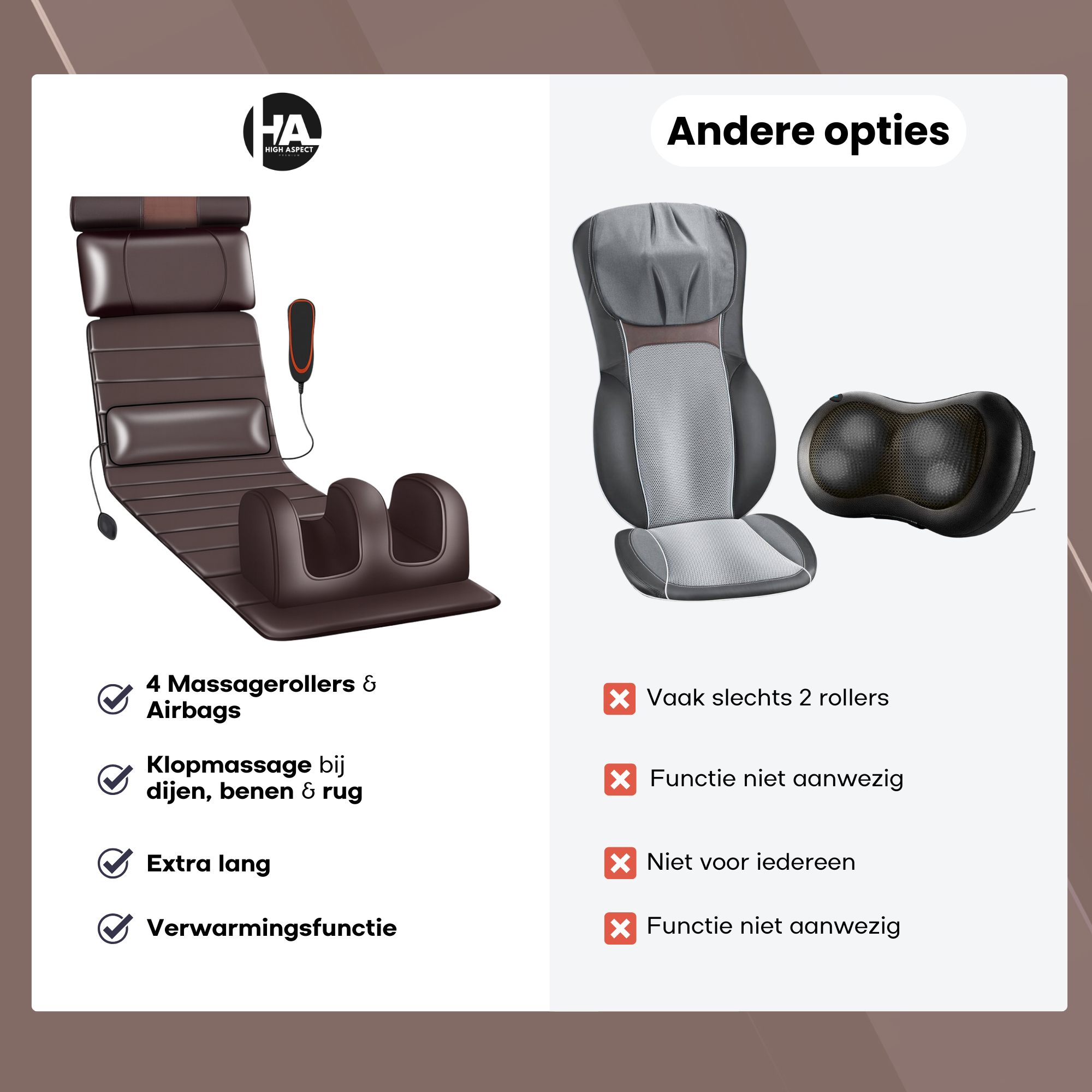 High Aspect® Massagekussen RelaxaFlex