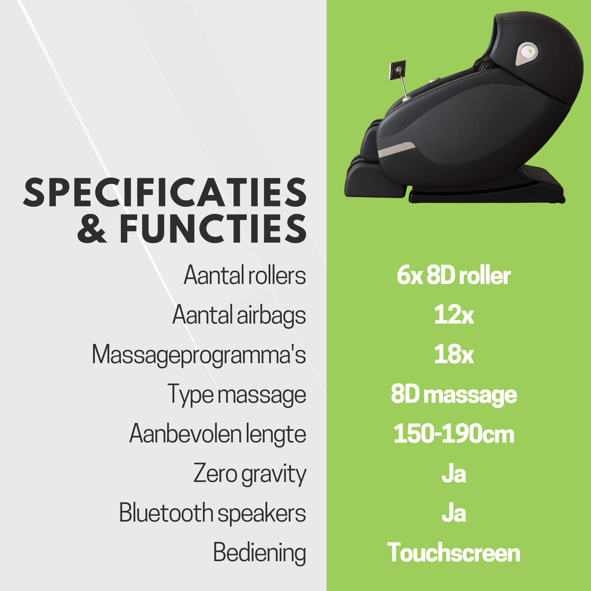 High Aspect® Massagestoel L9