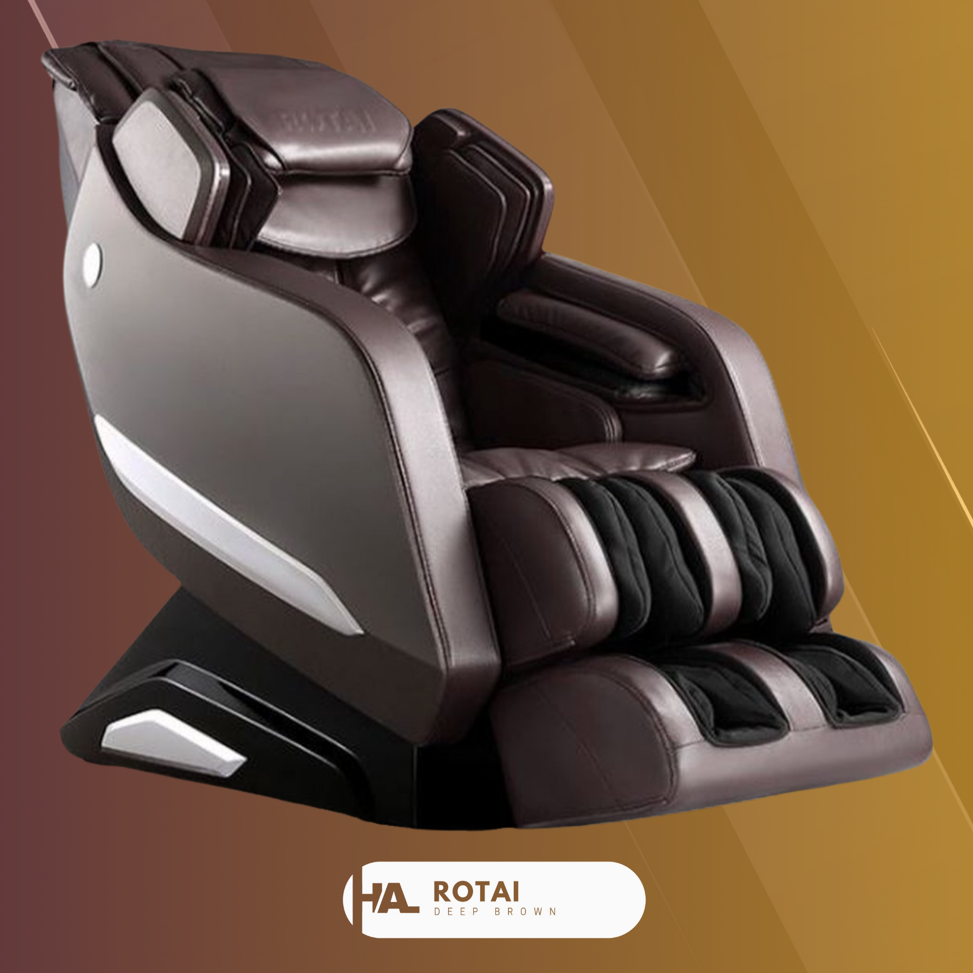 High Aspect® Massagestoel ROTAI - Deep Brown
