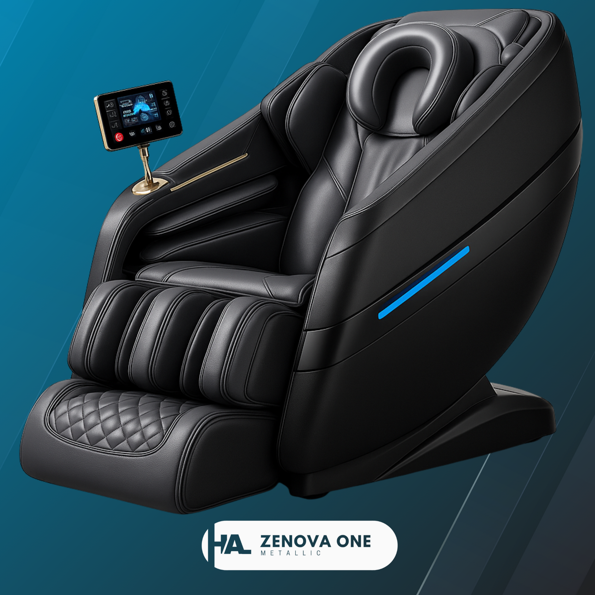 High Aspect® Massagestoel Zenova One - Metallic