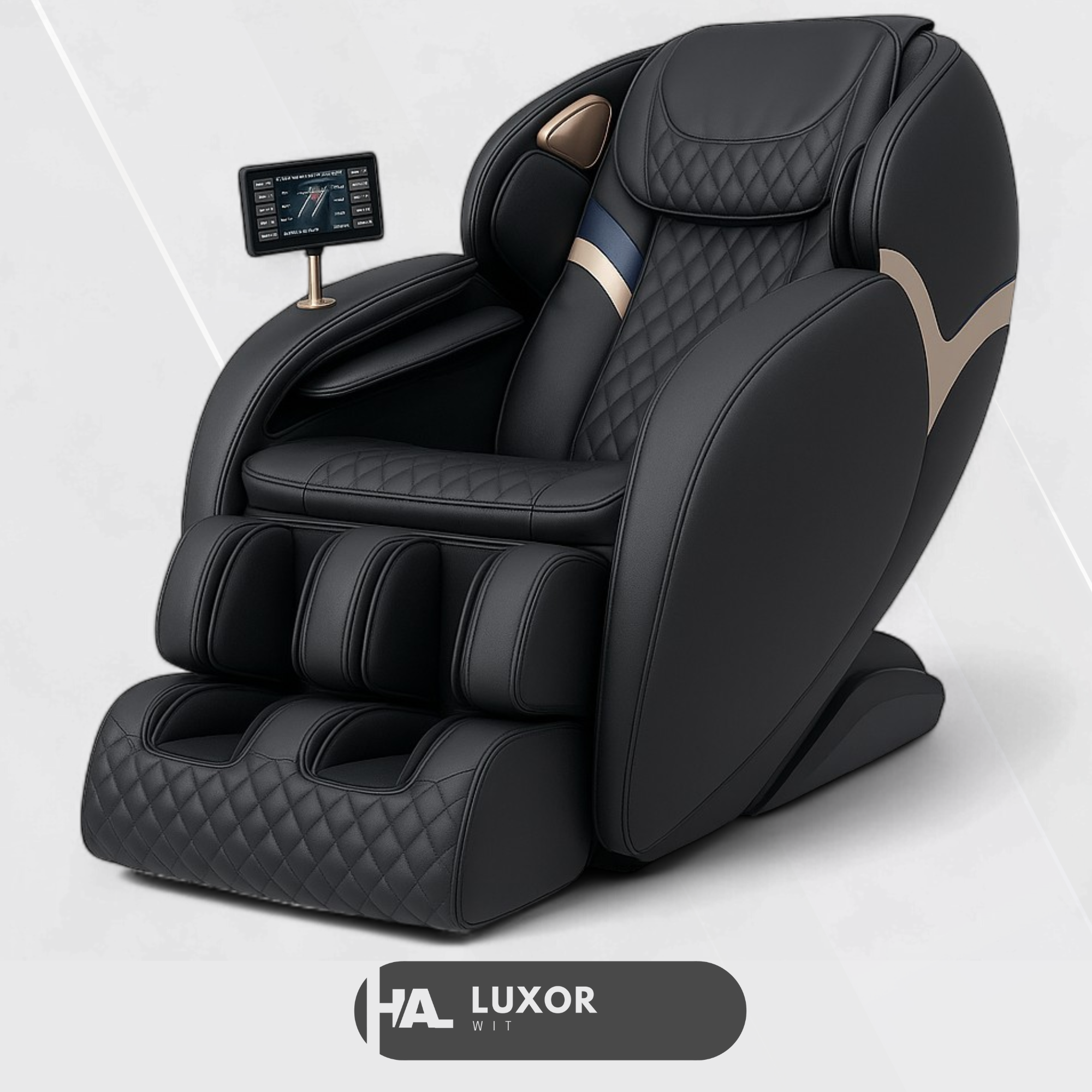 High Aspect® Massagestoel Luxor - Zwart
