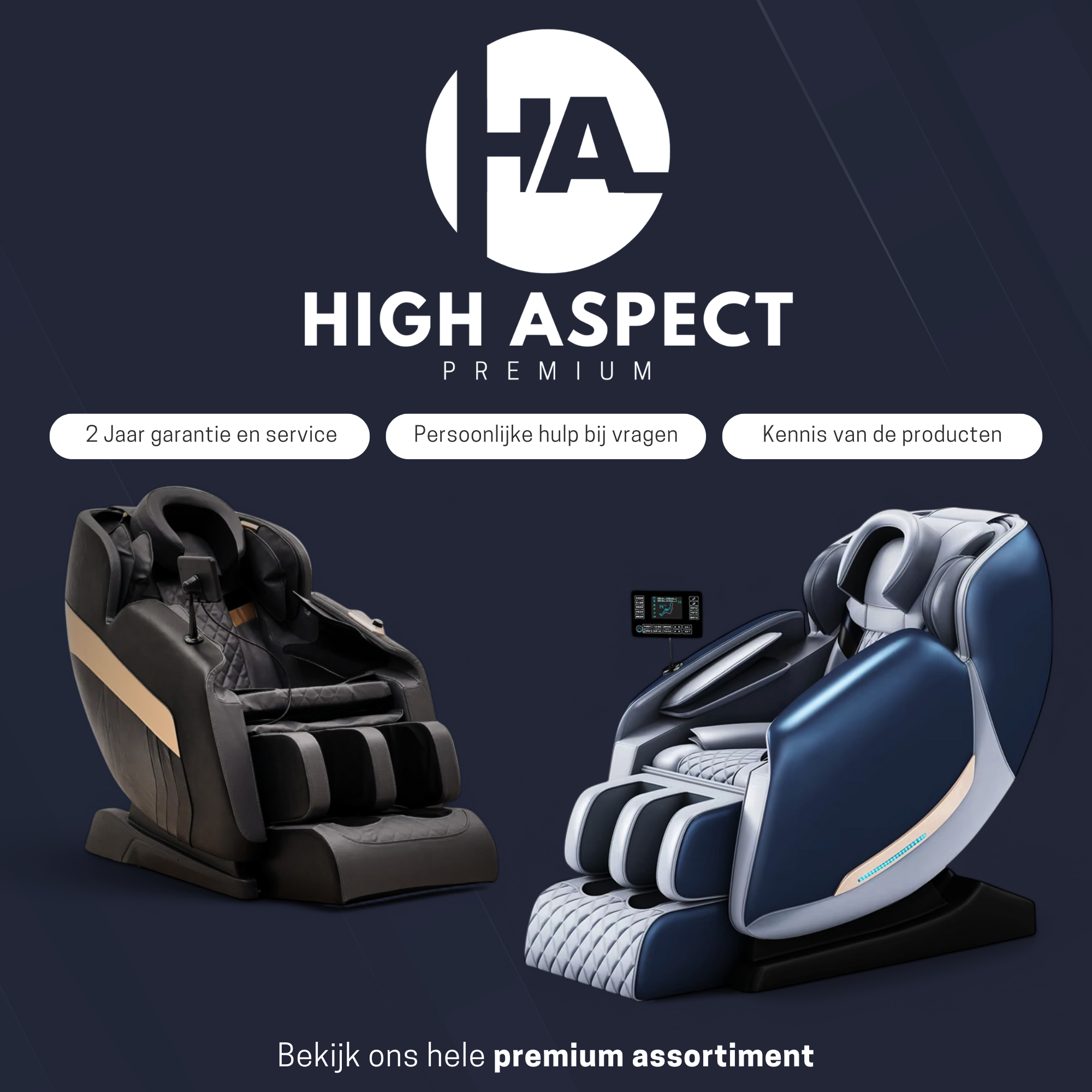 High Aspect® Shiatsu Voet massageapparaat