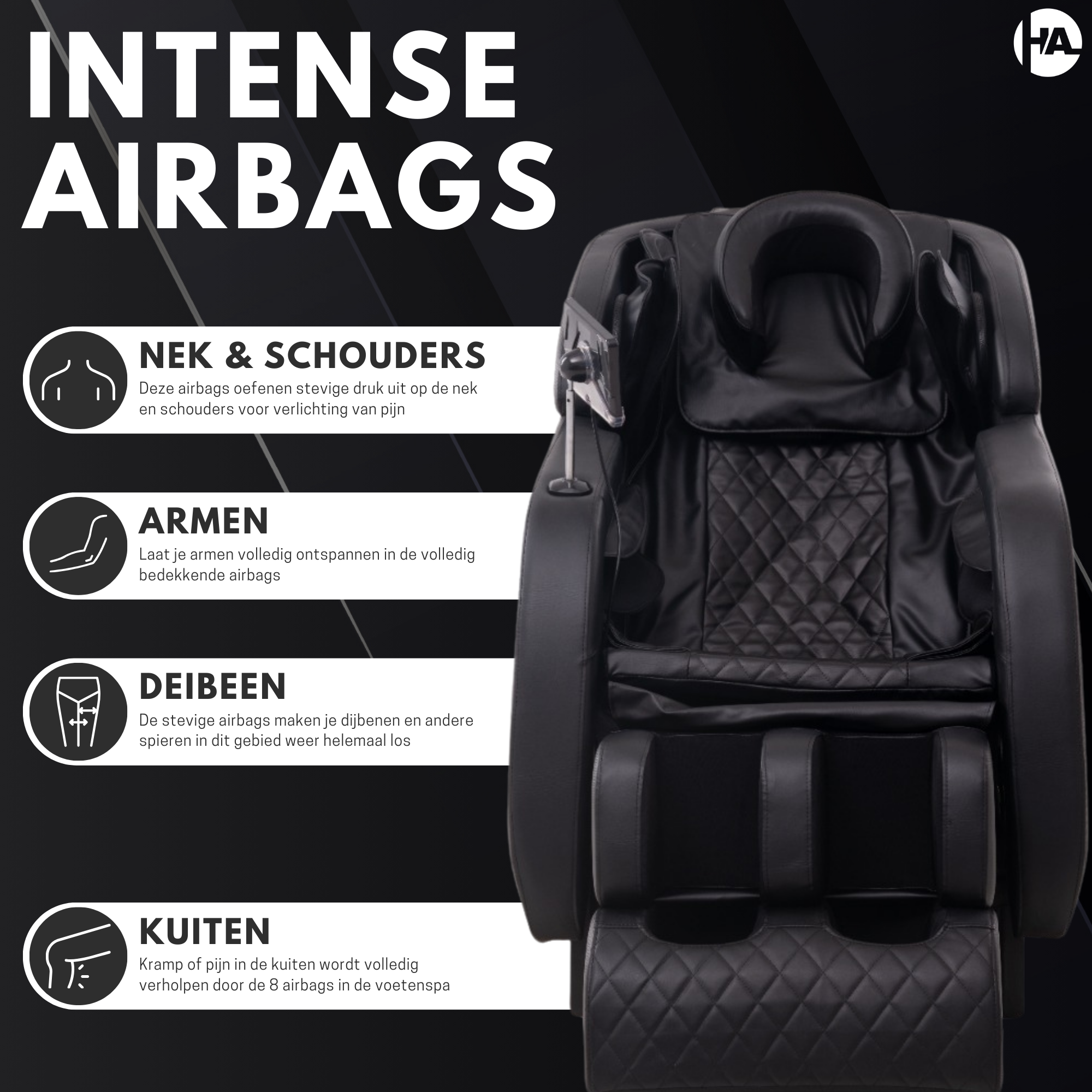 High Aspect® Massage Chair P1 - Classic Black