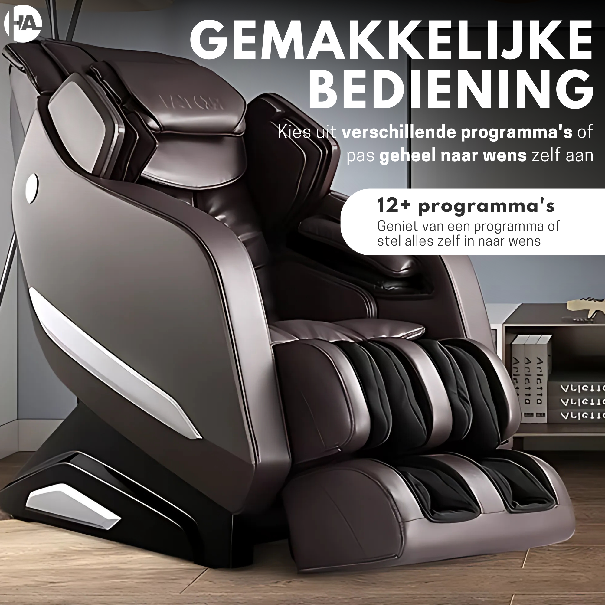 High Aspect® Massagestoel ROTAI - Deep Brown