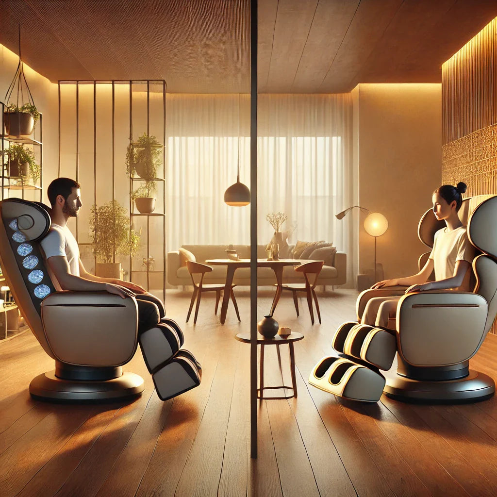 Wat is het verschil tussen shiatsu en luchtcompressie massage?