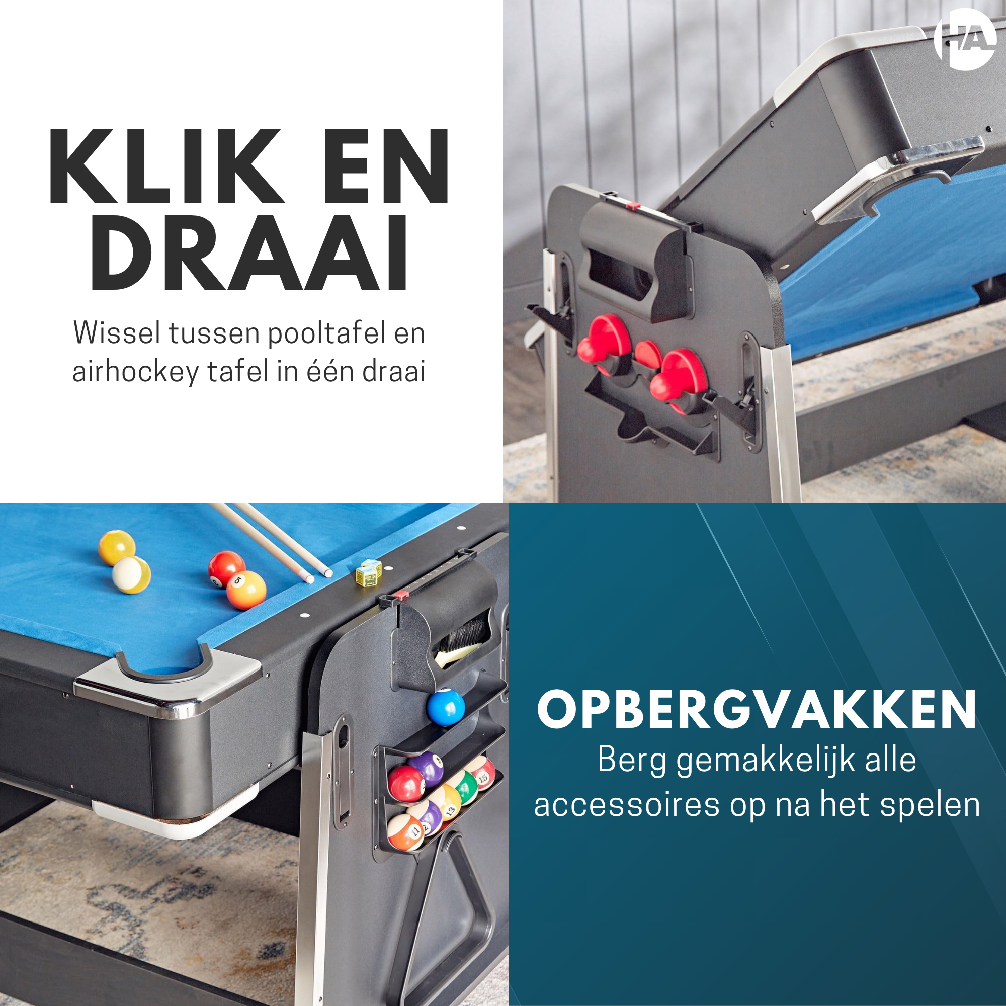 High Aspect® 4in1 Multispeeltafel