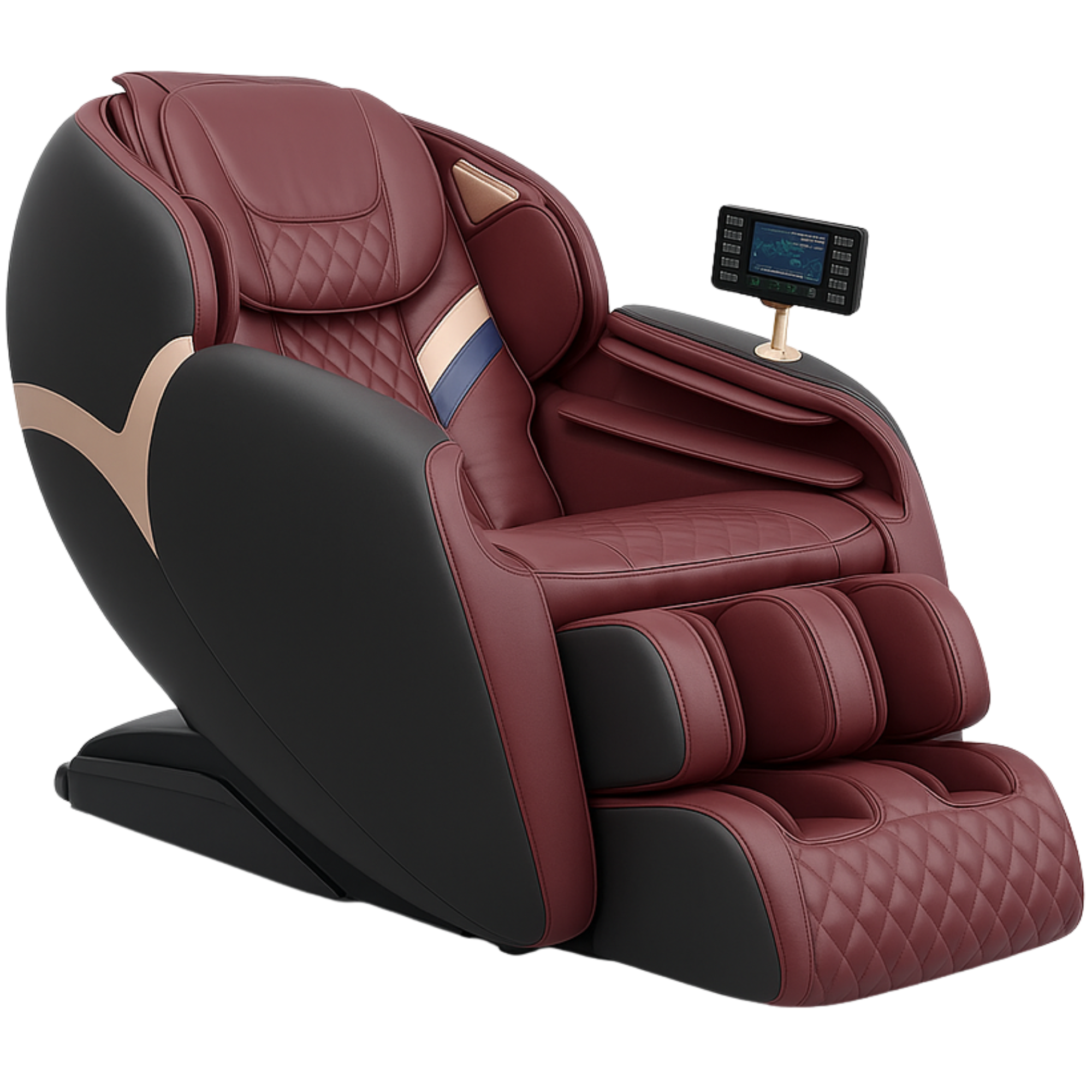 High Aspect® Massagestoel Luxor - Zwart/ Rood