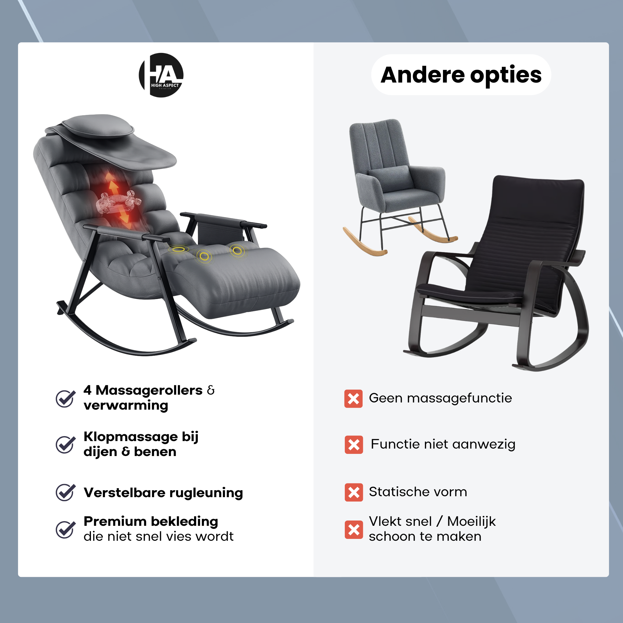 High Aspect® Massagestoel RelaxRocker