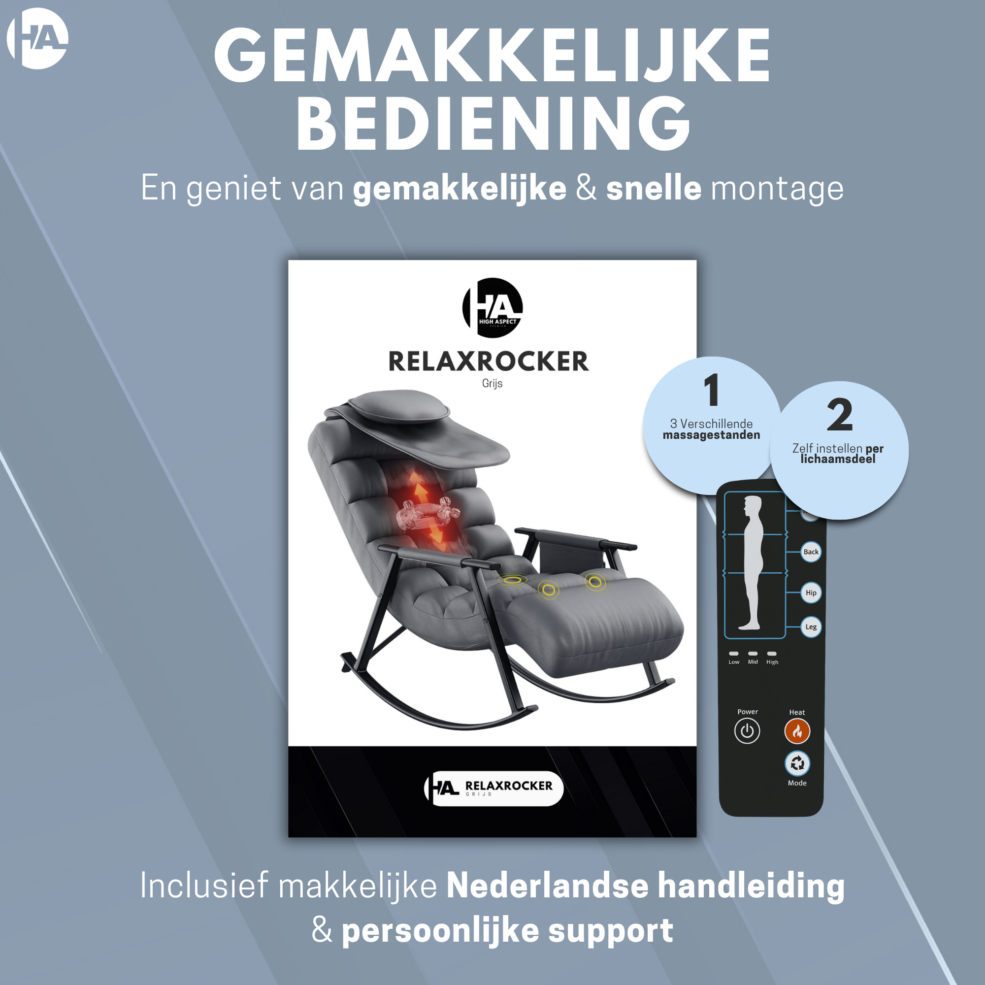 High Aspect® Massagestoel RelaxRocker
