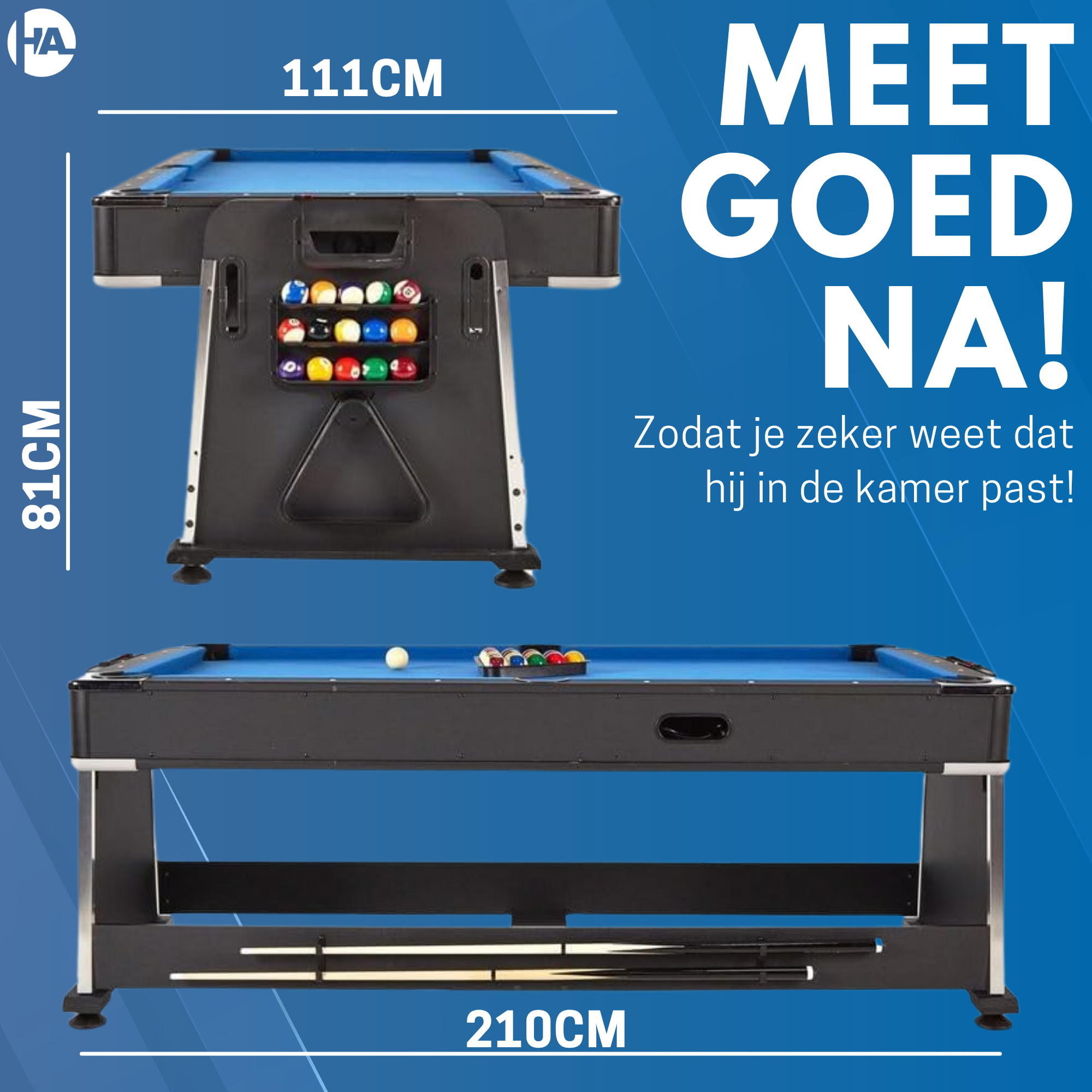 High Aspect® 4in1 Multispeeltafel